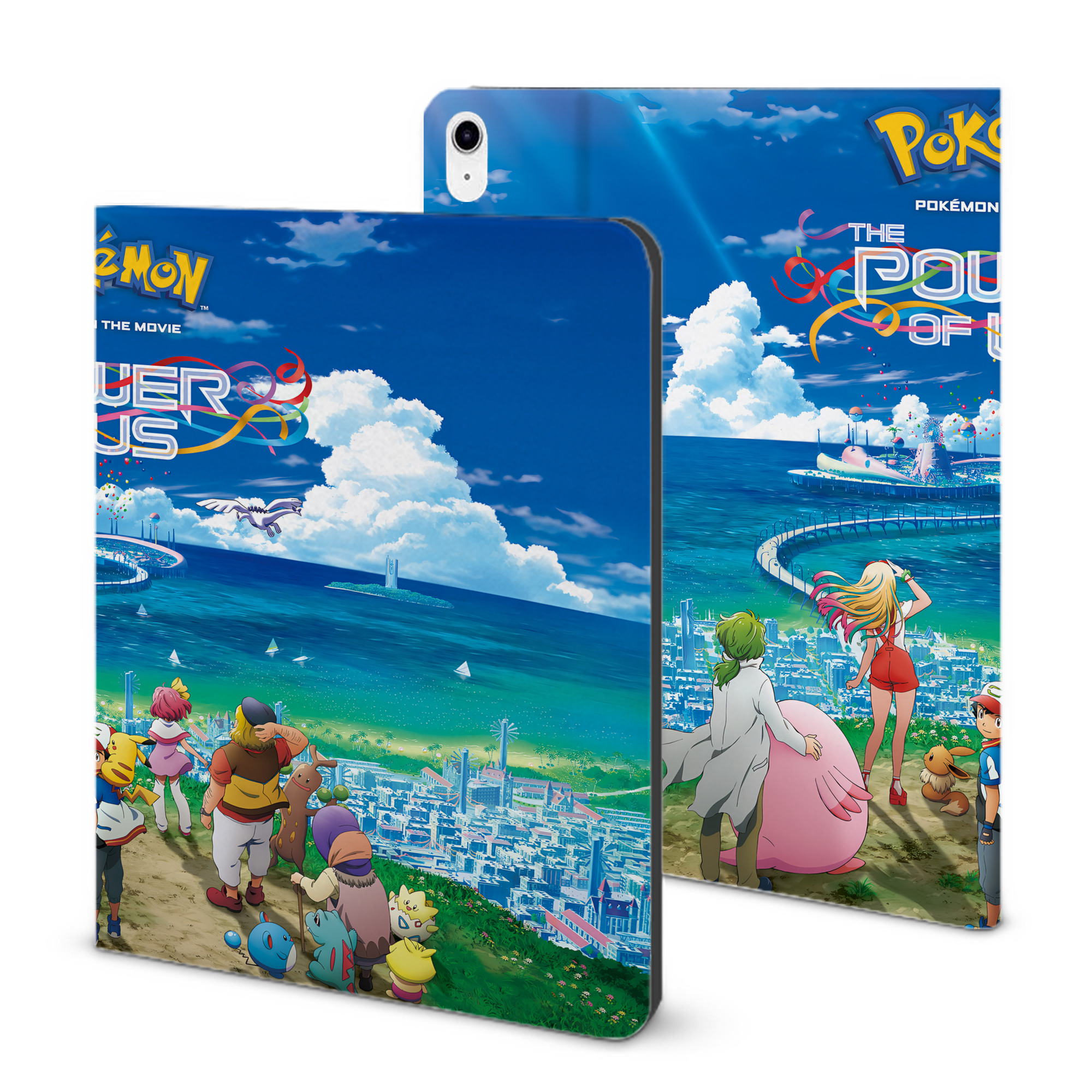 （画像用） ポケットモンスター Pokémon IPad ケース ブック型 PUレザー TPU 耐衝撃 軽量 薄型 ペン収納なし 全面保護 IPad 各モデル対応